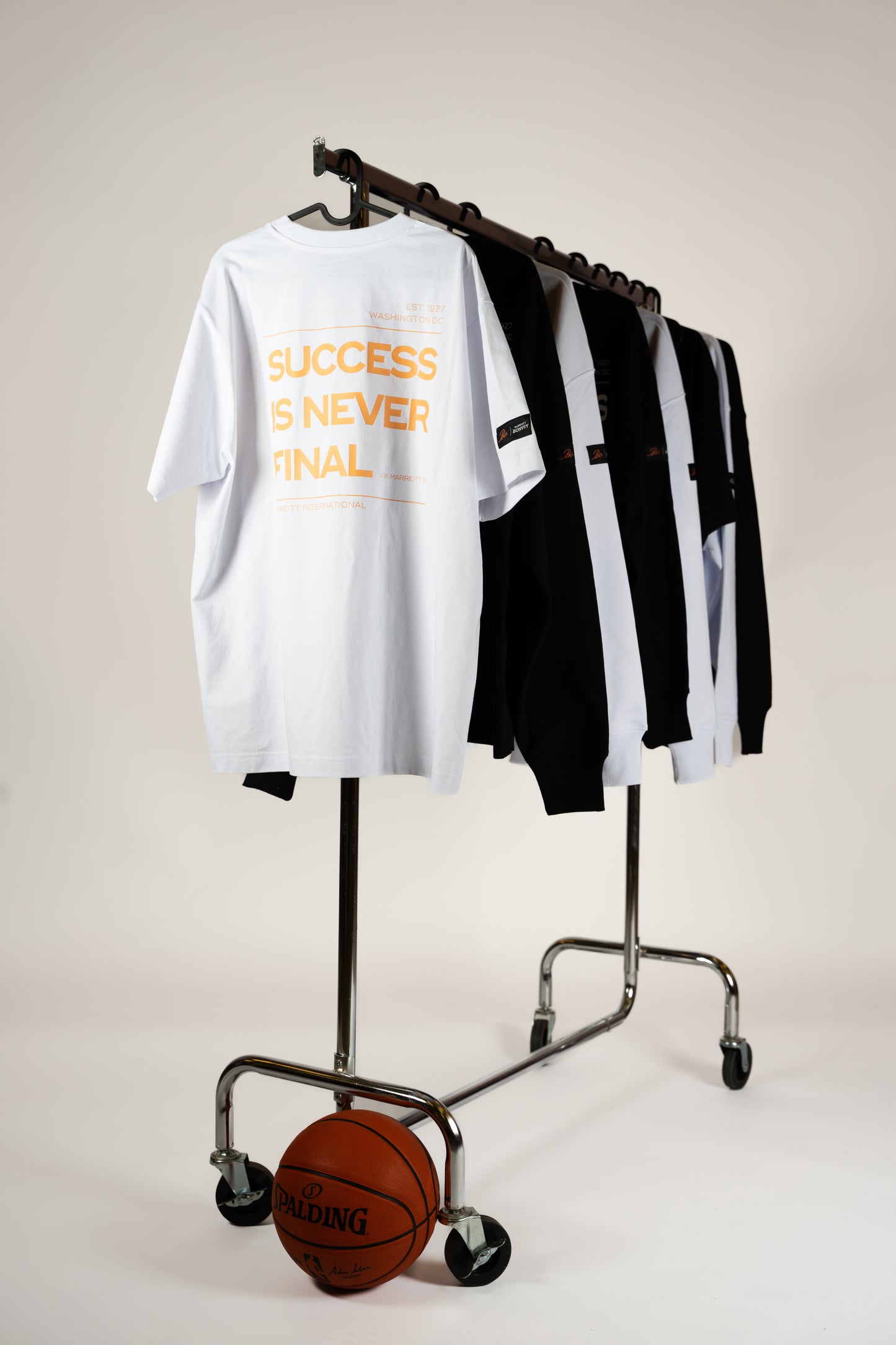 Oversized Heavy Cotton T-Shirt “EST. 1927 - The Founders Collection” White